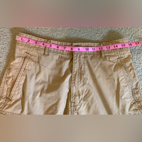 Levi’s Hiking Cargo Shorts-Size 31-Levi Strauss & Co Gorpcore Tan Pockets - Picture 9 of 12